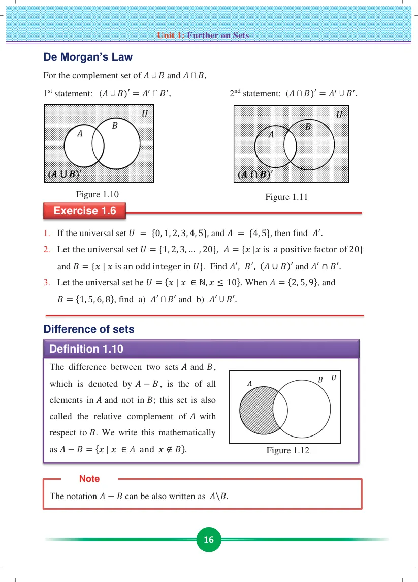 Grade 9 Mathematics Unit 1 page 16