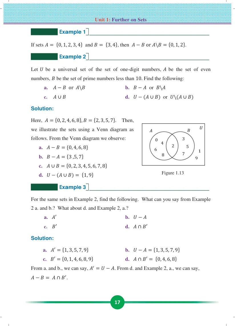 Grade 9 Mathematics Unit 1 page 17