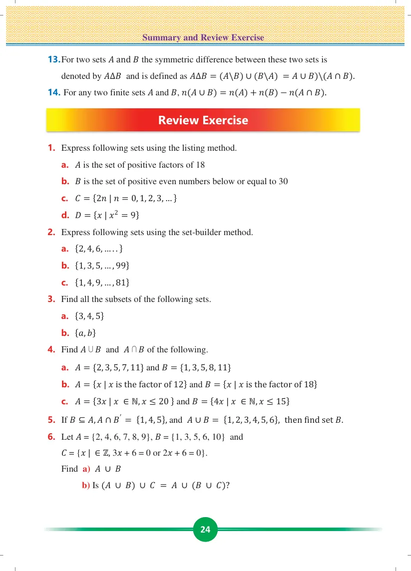Grade 9 Mathematics Unit 1 page 24