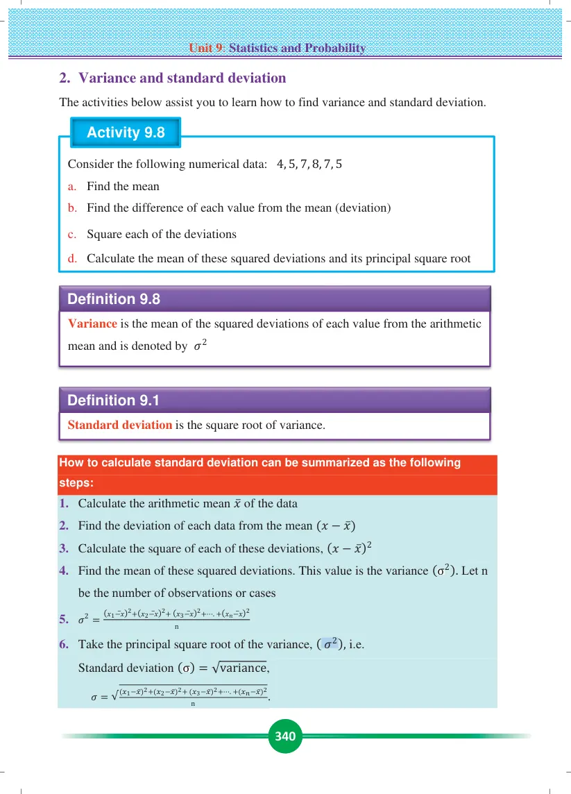 Grade 9 Mathematics Unit 9 page 30